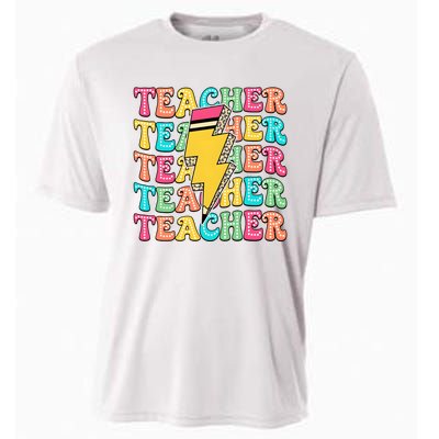 Teacher Last Day Of School Cooling Performance Crew T-Shirt