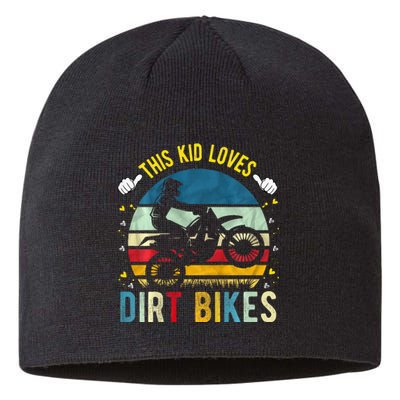 This Loves Dirt Bikes Motocross Dirt Bike Sustainable Beanie