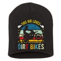 This Loves Dirt Bikes Motocross Dirt Bike Short Acrylic Beanie