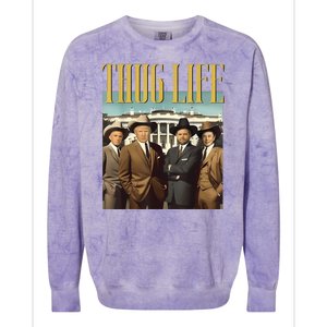 Thug Life Donald Trump Jd Vance Rfk Kennedy Elon Colorblast Crewneck Sweatshirt