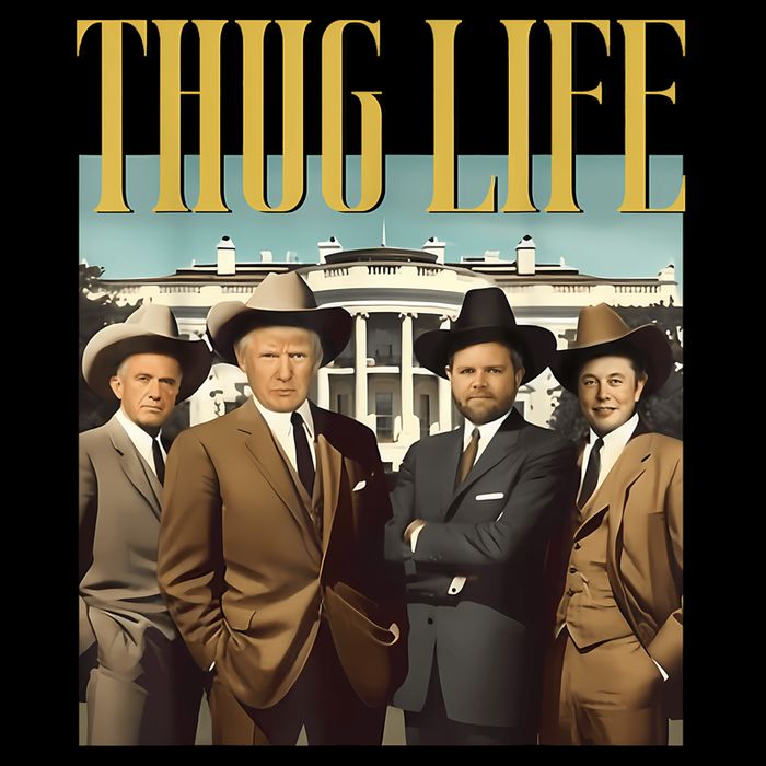 Thug Life Donald Trump Jd Vance Rfk Kennedy Elon Backpack
