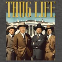Thug Life Donald Trump Jd Vance Rfk Kennedy Elon Vector Backpack
