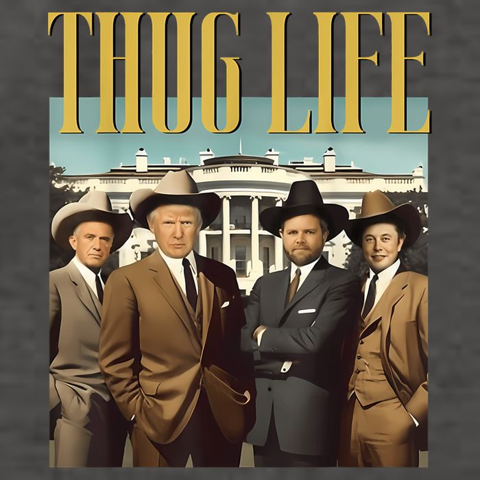 Thug Life Donald Trump Jd Vance Rfk Kennedy Elon Vector Backpack