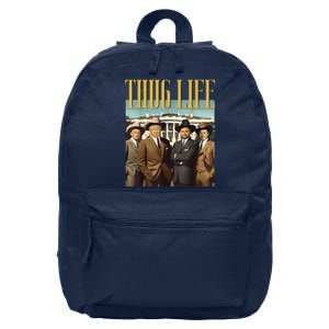 Thug Life Donald Trump Jd Vance Rfk Kennedy Elon 16 in Basic Backpack