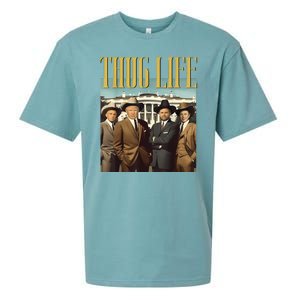 Thug Life Donald Trump Jd Vance Rfk Kennedy Elon Sueded Cloud Jersey T-Shirt