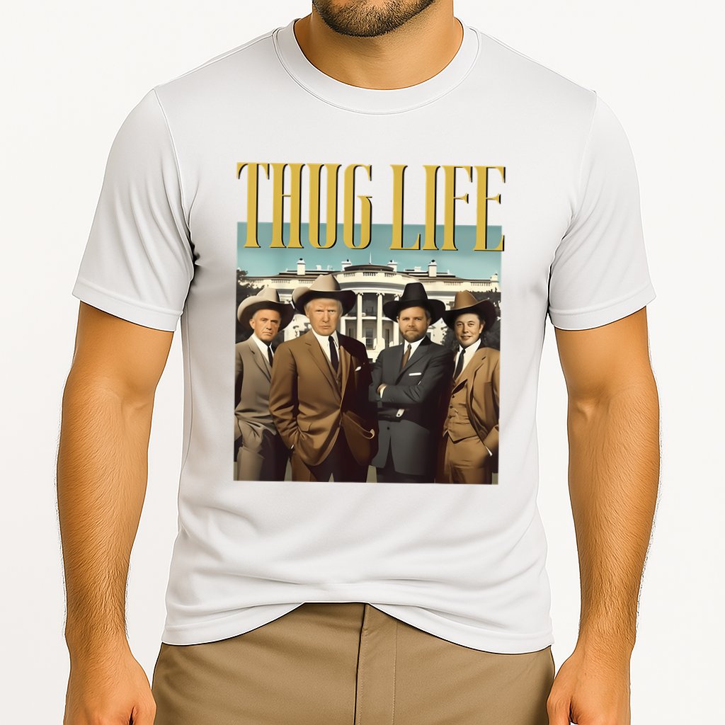 Thug Life Donald Trump Jd Vance Rfk Kennedy Elon Cooling Performance Crew T-Shirt