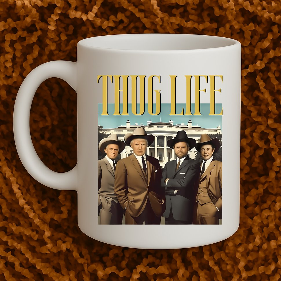 Thug Life Donald Trump Jd Vance Rfk Kennedy Elon Mug