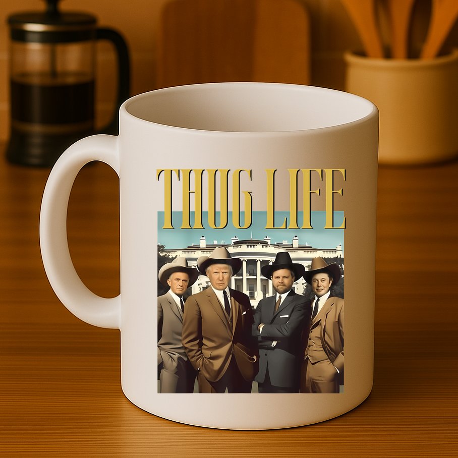 Thug Life Donald Trump Jd Vance Rfk Kennedy Elon Mug