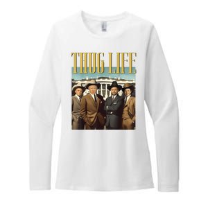 Thug Life Donald Trump Jd Vance Rfk Kennedy Elon Womens CVC Long Sleeve Shirt