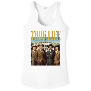 Thug Life Donald Trump Jd Vance Rfk Kennedy Elon Ladies PosiCharge Competitor Racerback Tank