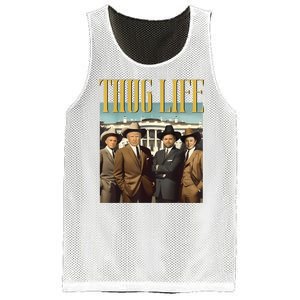 Thug Life Donald Trump Jd Vance Rfk Kennedy Elon Mesh Reversible Basketball Jersey Tank