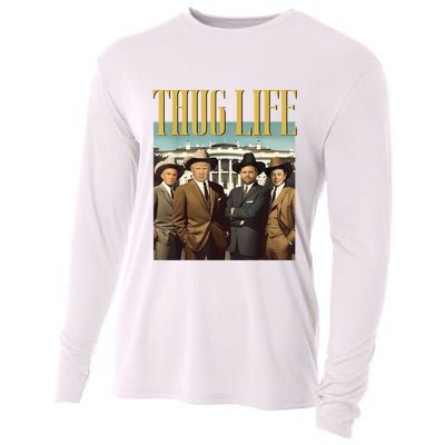 Thug Life Donald Trump Jd Vance Rfk Kennedy Elon Cooling Performance Long Sleeve Crew