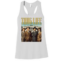 Thug Life Donald Trump Jd Vance Rfk Kennedy Elon Women's Racerback Tank