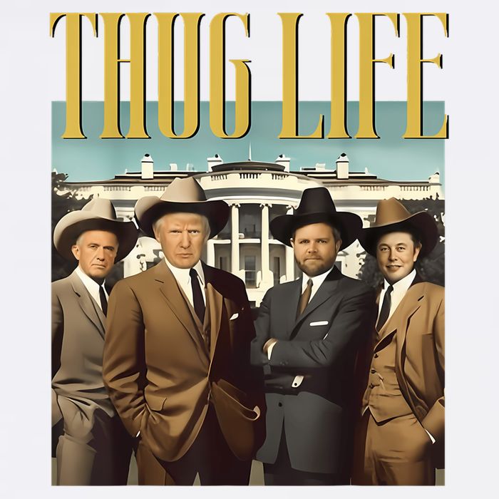 Thug Life Donald Trump Jd Vance Rfk Kennedy Elon Baby Bodysuit