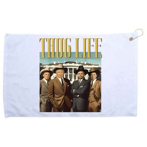 Thug Life Donald Trump Jd Vance Rfk Kennedy Elon Grommeted Golf Towel