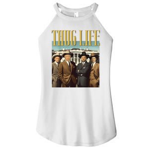 Thug Life Donald Trump Jd Vance Rfk Kennedy Elon Women's Perfect Tri Rocker Tank