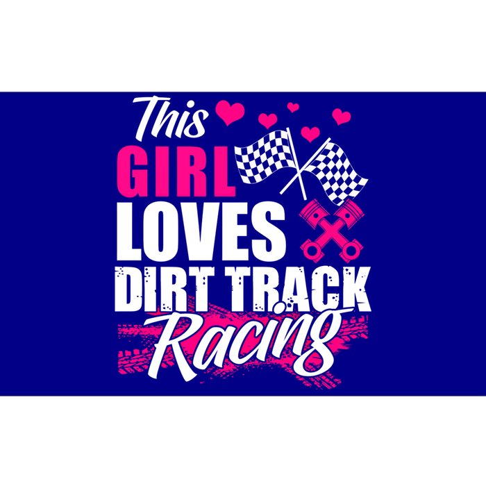 This Loves Dirt Track Racing Cute Gift Racer Lover Funny Gift Bumper Sticker