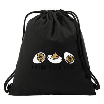 The Limit Does Not Exist Deviled Egg Funny Thanksgiving Drawstring Bag