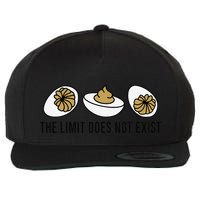 The Limit Does Not Exist Deviled Egg Funny Thanksgiving Wool Snapback Cap