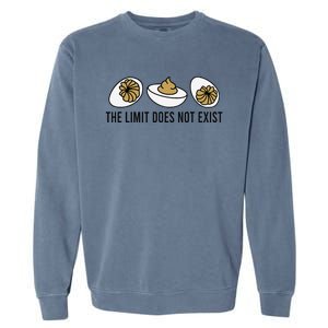 The Limit Does Not Exist Deviled Egg Funny Thanksgiving Garment-Dyed Sweatshirt