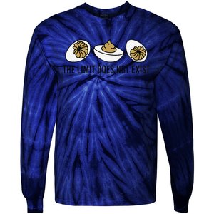 The Limit Does Not Exist Deviled Egg Funny Thanksgiving Tie-Dye Long Sleeve Shirt