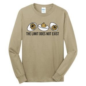 The Limit Does Not Exist Deviled Egg Funny Thanksgiving Tall Long Sleeve T-Shirt