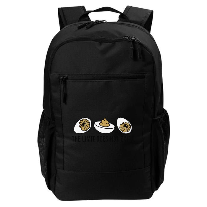 The Limit Does Not Exist Deviled Egg Funny Thanksgiving Daily Commute Backpack
