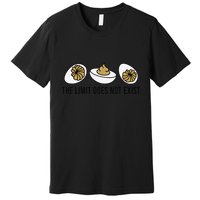 The Limit Does Not Exist Deviled Egg Funny Thanksgiving Premium T-Shirt