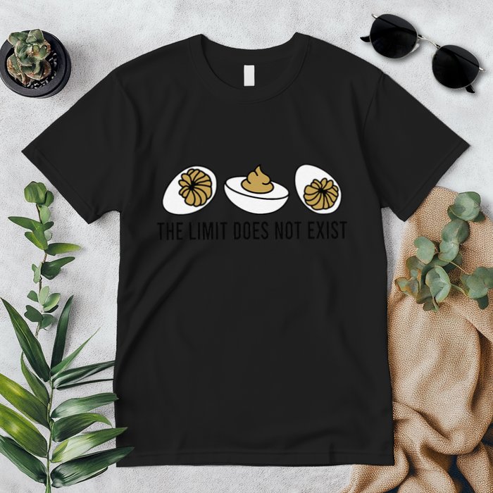 The Limit Does Not Exist Deviled Egg Funny Thanksgiving Premium T-Shirt