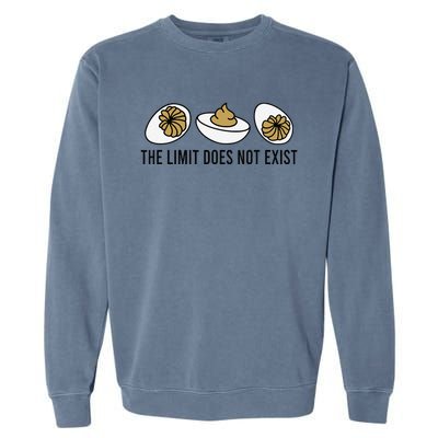 The Limit Does Not Exist Deviled Egg Funny Thanksgiving Garment-Dyed Sweatshirt