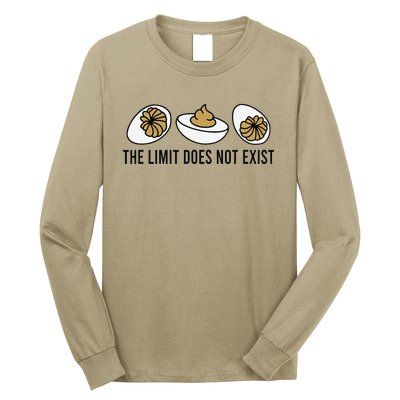 The Limit Does Not Exist Deviled Egg Funny Thanksgiving Long Sleeve Shirt