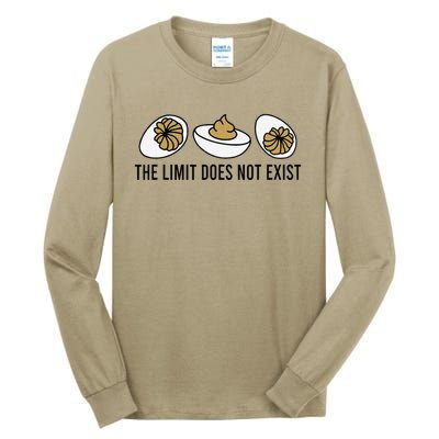 The Limit Does Not Exist Deviled Egg Funny Thanksgiving Tall Long Sleeve T-Shirt