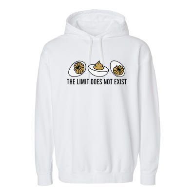 The Limit Does Not Exist Deviled Egg Funny Thanksgiving Garment-Dyed Fleece Hoodie