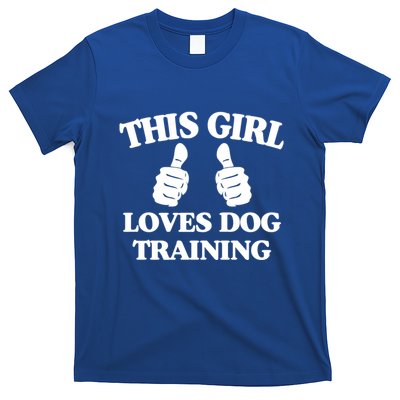 This Loves Dog Training Funny Service Dog Trainer Gift Funny Gift T-Shirt