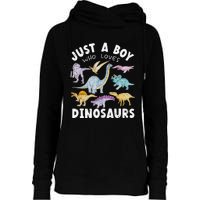 This Loves Dinos Funny Dinosaur Lover Gift Womens Funnel Neck Pullover Hood