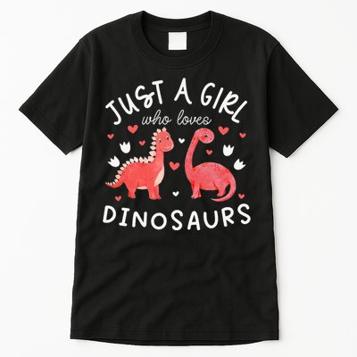 This Loves Dinos Funny Dinosaur Lover Gift Tall T-Shirt