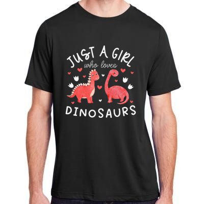 This Loves Dinos Funny Dinosaur Lover Gift Adult ChromaSoft Performance T-Shirt