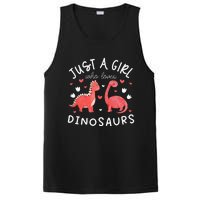 This Loves Dinos Funny Dinosaur Lover Gift PosiCharge Competitor Tank