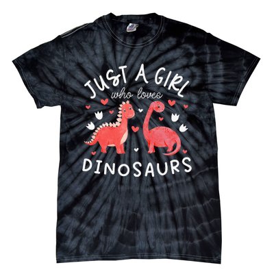 This Loves Dinos Funny Dinosaur Lover Gift Tie-Dye T-Shirt