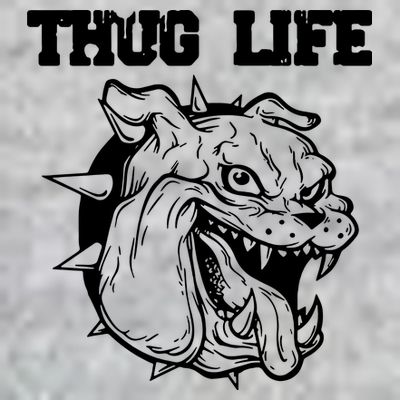Thug Life Dog T-Shirt