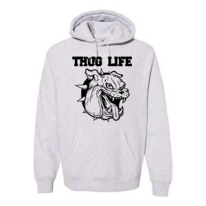 Thug Life Dog Premium Hoodie