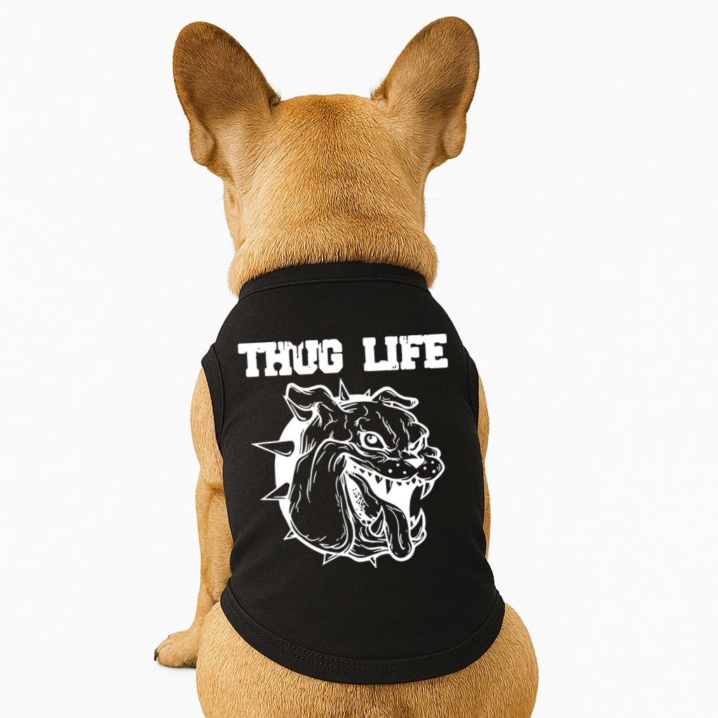 Thug Life Dog Doggie Tank