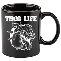 Thug Life Dog 11oz C Handle Ceramic Mug
