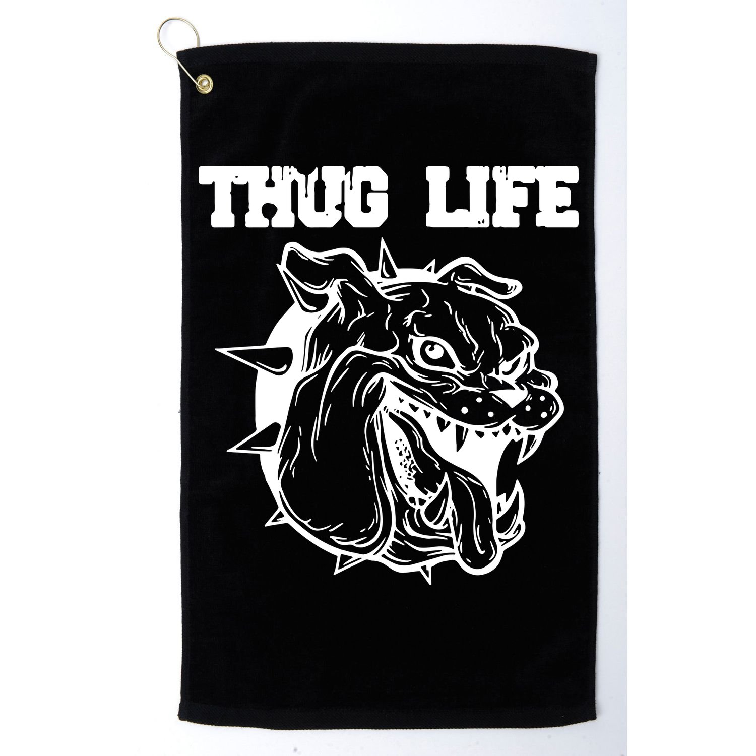 Thug Life Dog Golf Towel