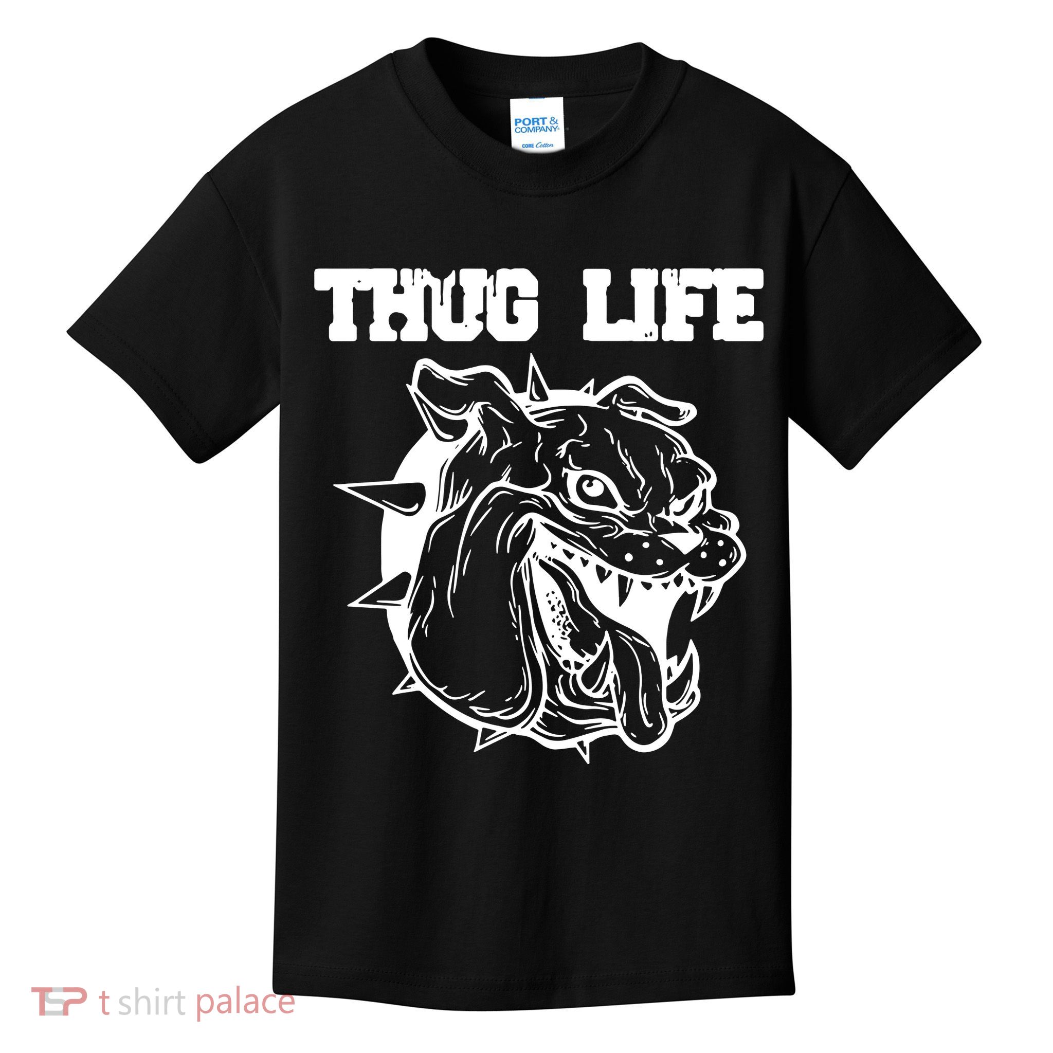 Thug Life Dog Kids T-Shirt