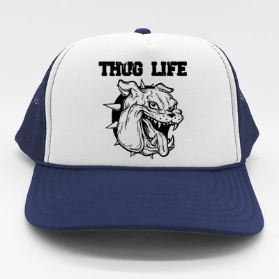 Thug Life Dog Trucker Hat