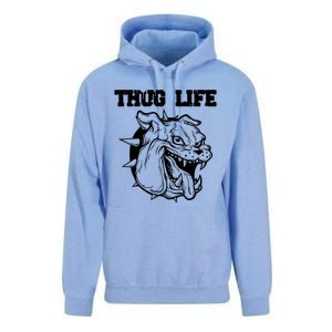 Thug Life Dog Unisex Surf Hoodie