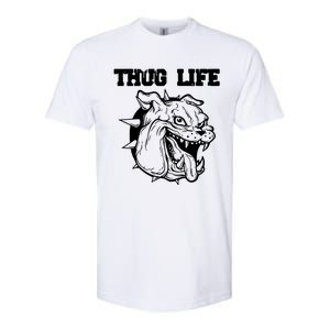 Thug Life Dog Softstyle CVC T-Shirt