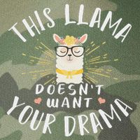 This Llama DoesnT Want Your Drama Legacy Tie Dye Trucker Hat
