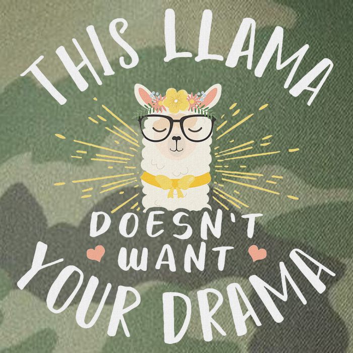 This Llama DoesnT Want Your Drama Legacy Tie Dye Trucker Hat